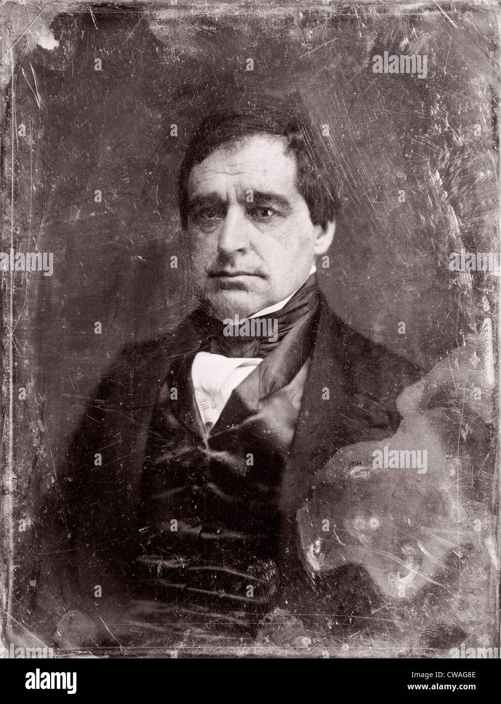 Hannibal Hamlin (1809-1891) had to leave the Senate to be Lincoln's reluctant Vice President from 1861-65. He returned for two Stock Photo