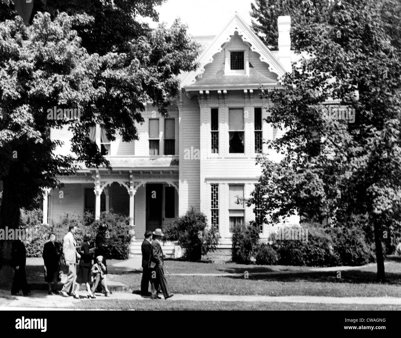 President Harry Truman's home in Independence, Missouri, 1945.. Courtesy: CSU Archives / Everett Collection Stock Photo