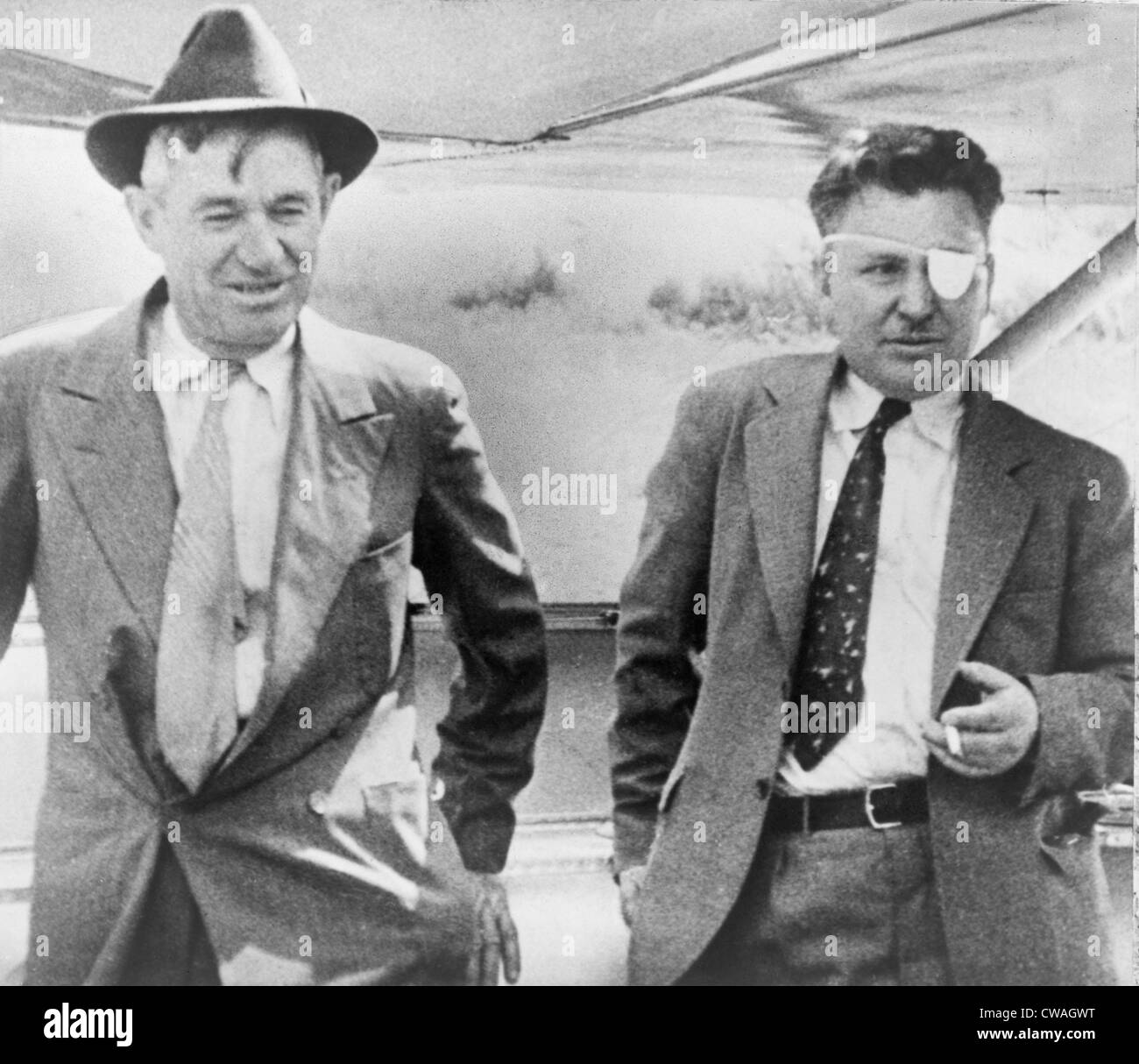 Pilot Wiley Post (18981935) with actor Will Rogers (18791935), the