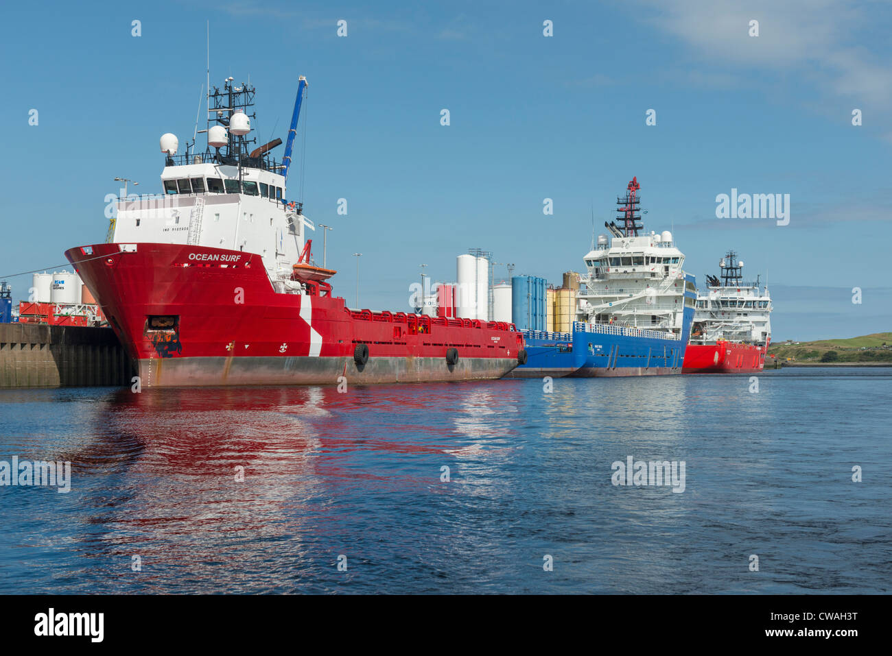Aberdeen Harbour Stock Photo