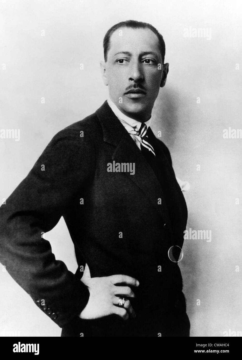Russian composer Igor Stravinsky, (1882-1971), 1936.. Courtesy: CSU Archives / Everett Collection Stock Photo