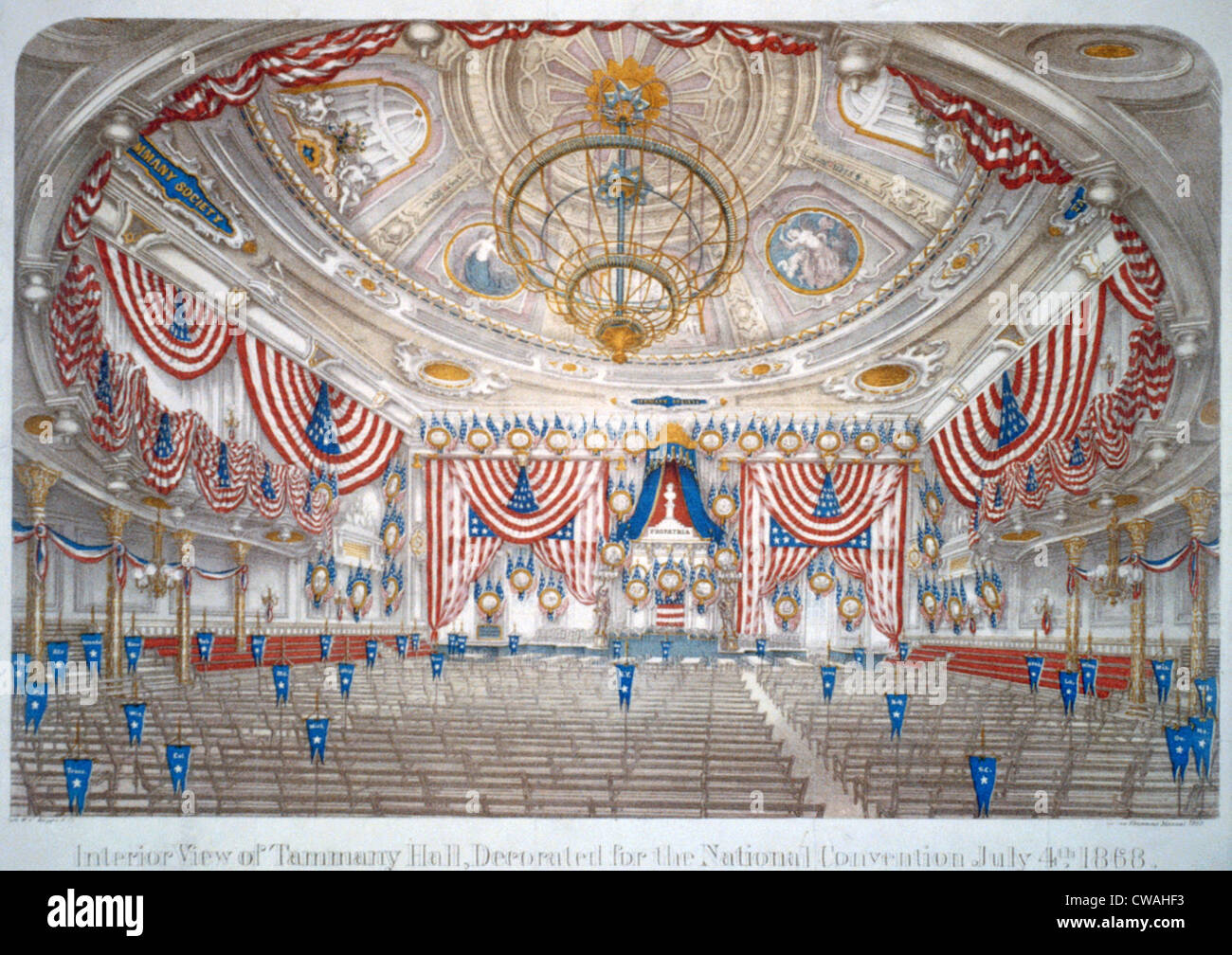 1868 Democratic National Convention was held in New York City's Tammany