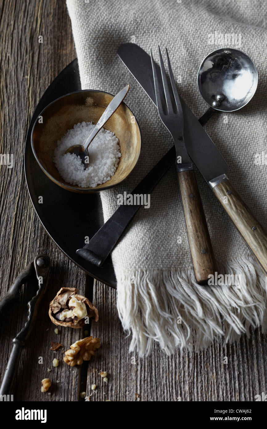 High angle tea setting hi-res stock photography and images - Alamy