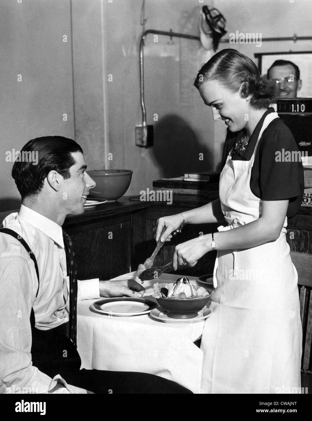 Joe DiMaggio and his fiancee, Dorothy Arnold, 1939. Courtesy: CSU Archives/Everett Collection Stock Photo