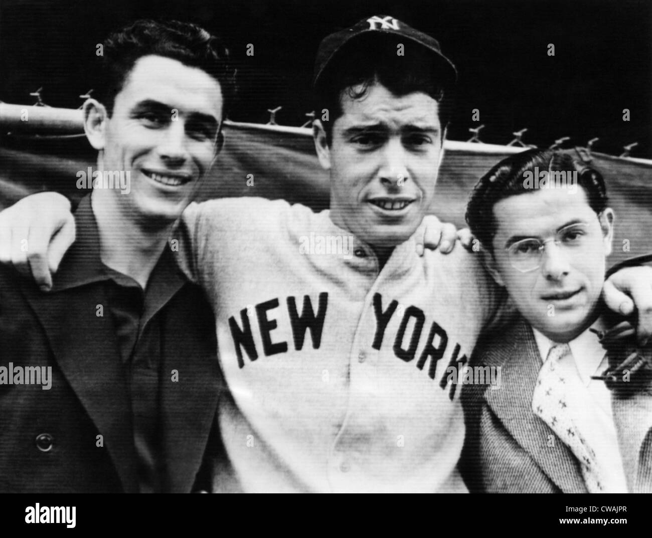 Vince DiMaggio, Joe DiMaggio and Dominic DiMaggio, 1940. Courtesy: CSU Archives/Everett Collection Stock Photo