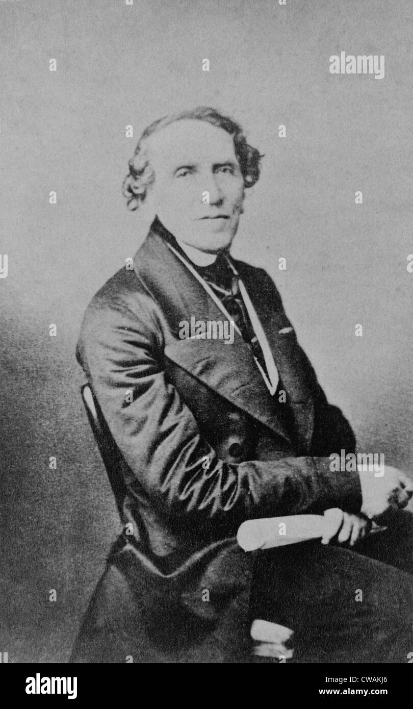 Giacomo Meyerbeer (1791-1864), German opera composer of many very successful works for French opera. Stock Photo