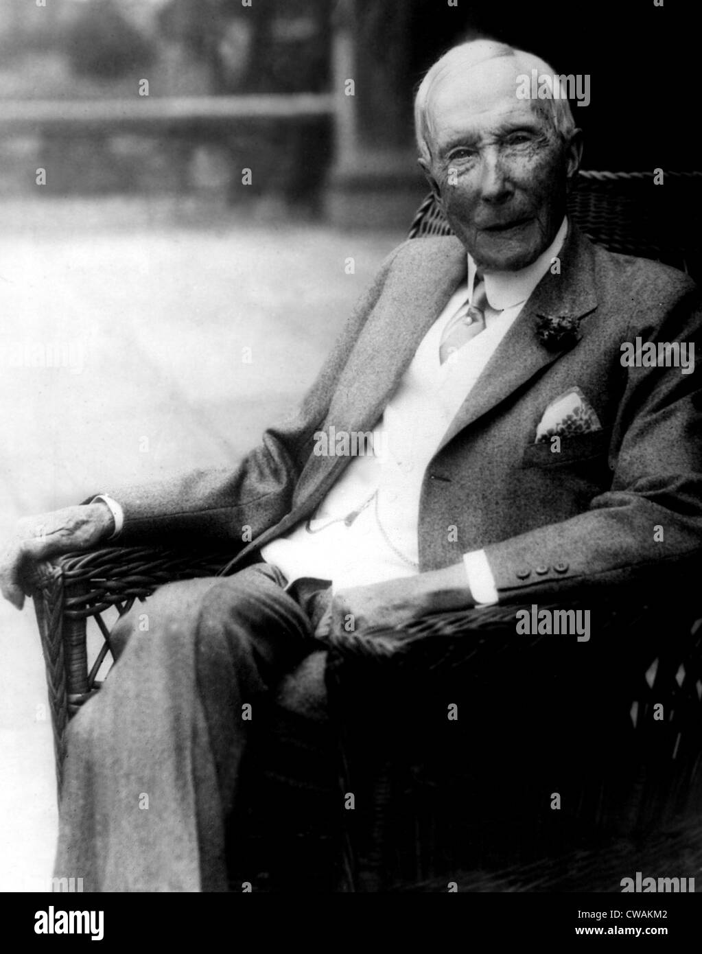 Rockefeller, John D. Sr., 91st birthday. Courtesy: CSU Archives / Everett Collection Stock Photo