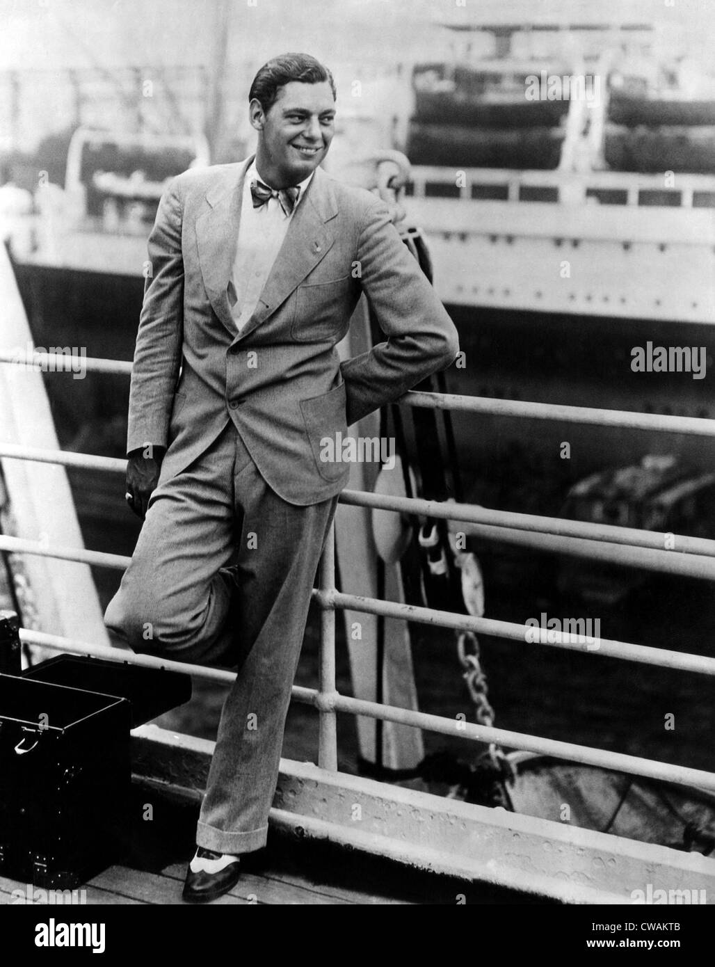 Johnny Weissmuller, (1904-1984), Actor and Olympic swimmer, 1930.. Courtesy: CSU Archives / Everett Collection Stock Photo