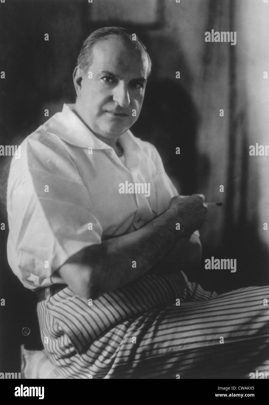 Antonio Scotti (1866-1936), an Italian baritone, sang with New York's Metropolitan Opera for thirty five years. Stock Photo