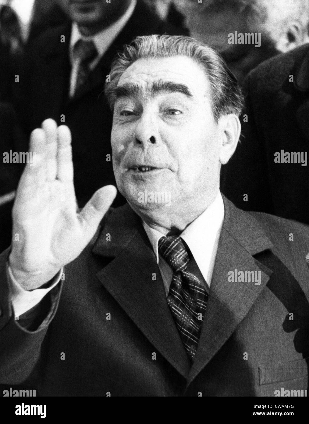 Soviet Communist Leader Leonid Brezhnev, 1974. Courtesy: CSU Archives/Everett Collection Stock Photo