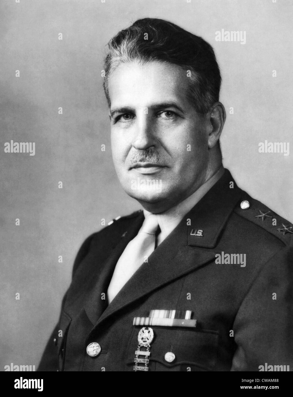 Major General Leslie R. Groves. ca. 1940s Courtesy: CSU Archives/Everett Collection. Stock Photo