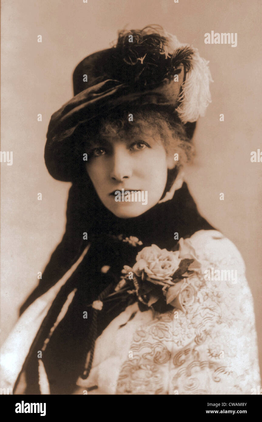 Sarah Bernhardt (1844-1923), French actress. Ca. 1880. Stock Photo