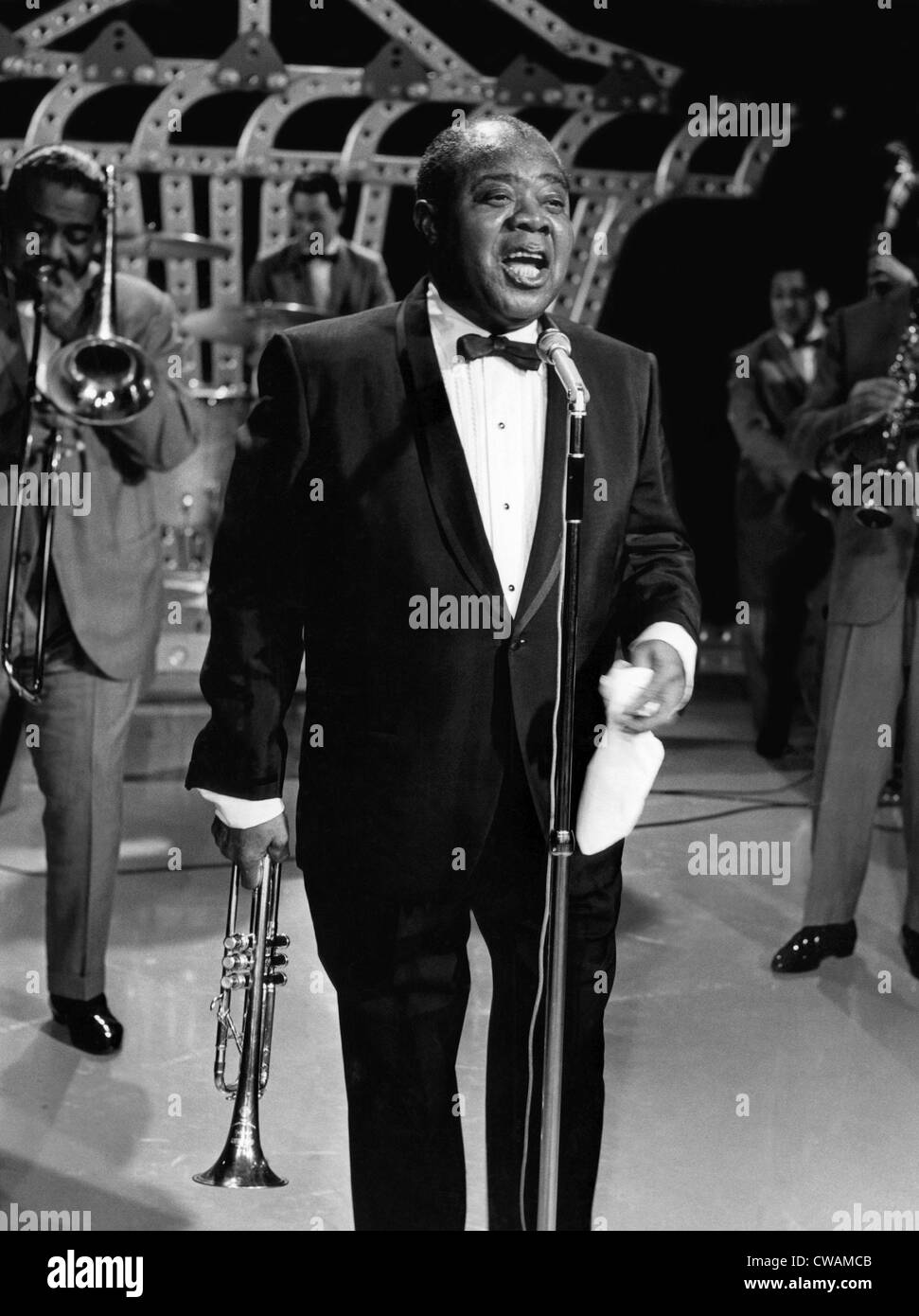 Louis Armstrong performing, 1965. Courtesy: CSU Archives/Everett Collection Stock Photo