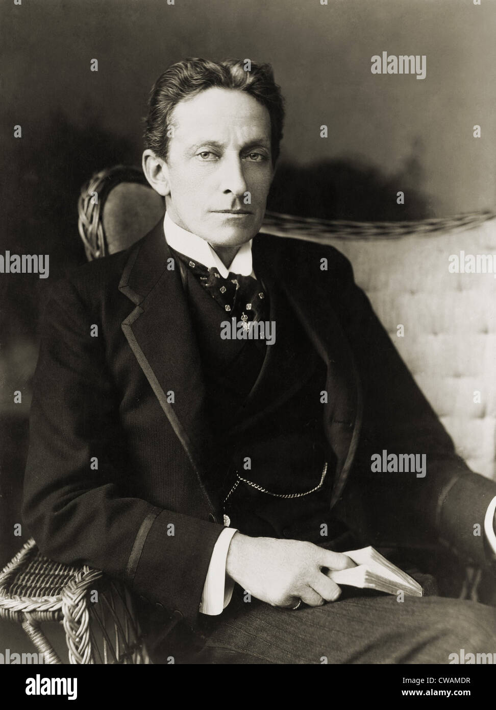 Sir Johnston Forbes-Robertson (1853-1937), English actor best known for his masterful performance of Shakespeare's HAMLET. 1911 Stock Photo