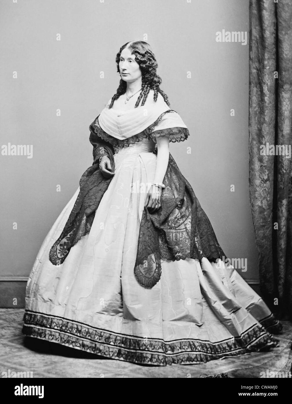 Laura Keene (1820-1873), English born actress, managed the theater company that performed OUR AMERICAN COUSIN at Ford's Theater Stock Photo