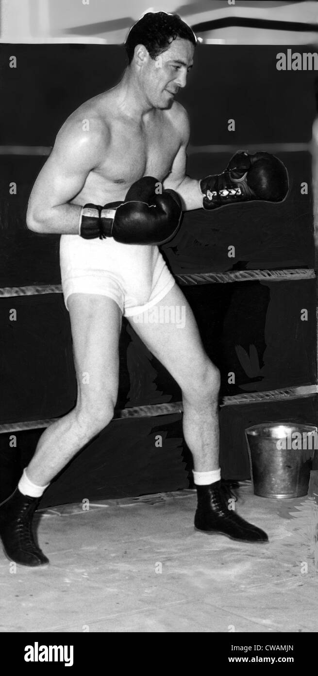 Max Baer Sr. (1909-1959) publicity a World Heavyweight Champion with KO of Bruno Carnera, on June 14th, 1934. Courtesy: CSU Stock Photo