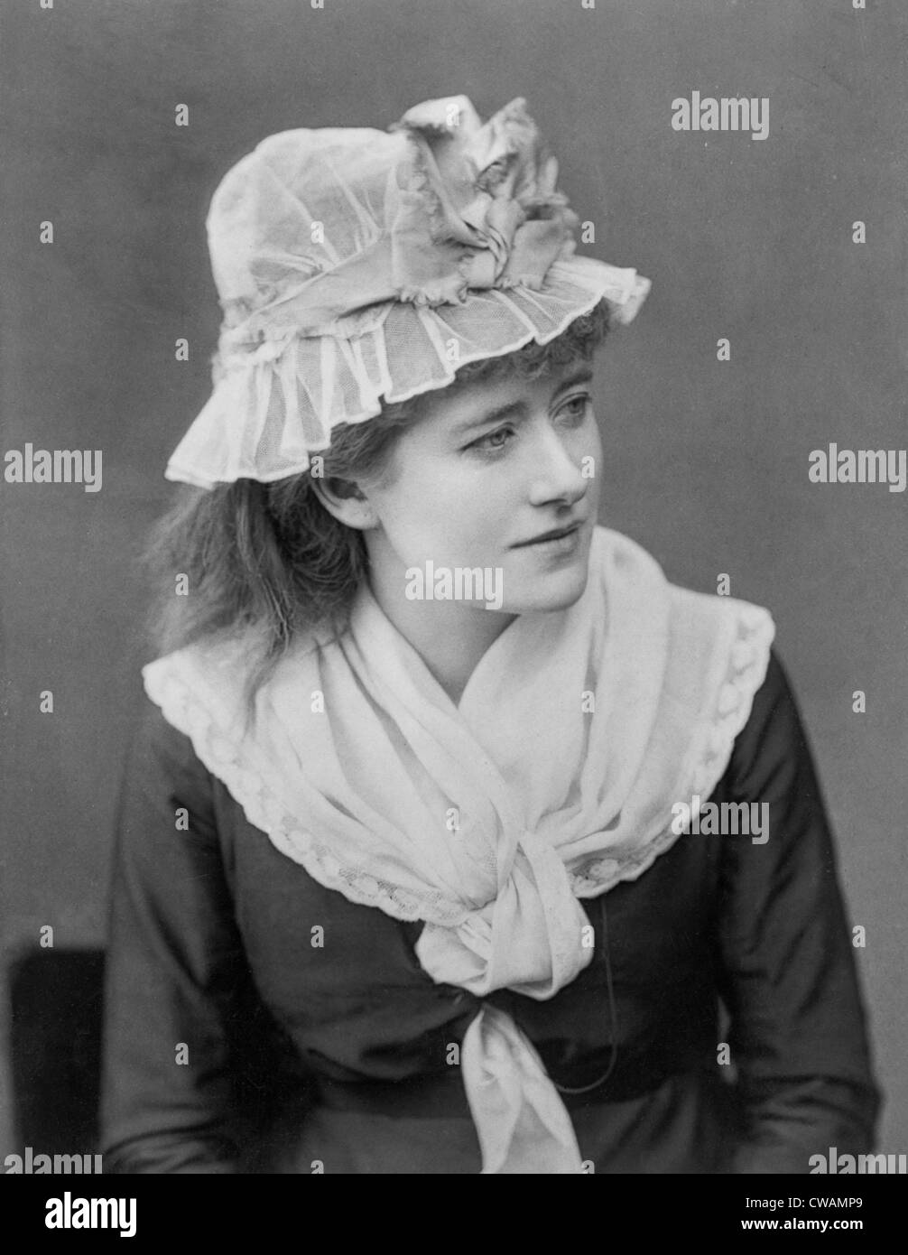 Ellen Terry (1847-1928), English actress in her twenties, after her short marriage to painter G. F. Watts. Ca. 1870. Stock Photo