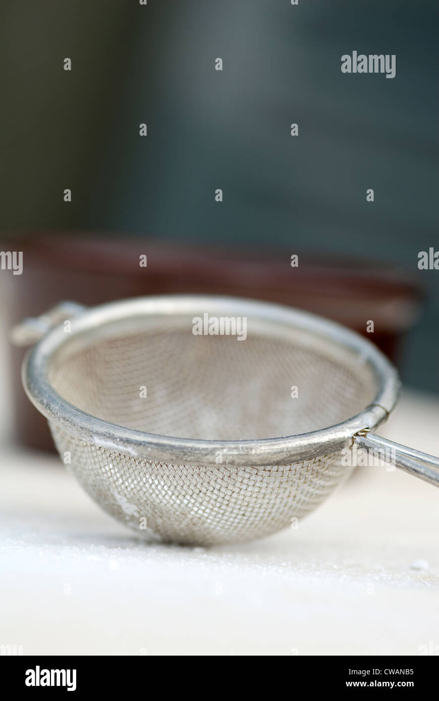 small sieve for baking Stock Photo Alamy
