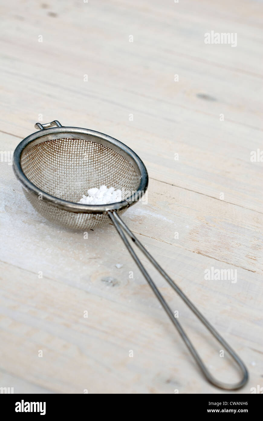 small sieve for baking Stock Photo Alamy