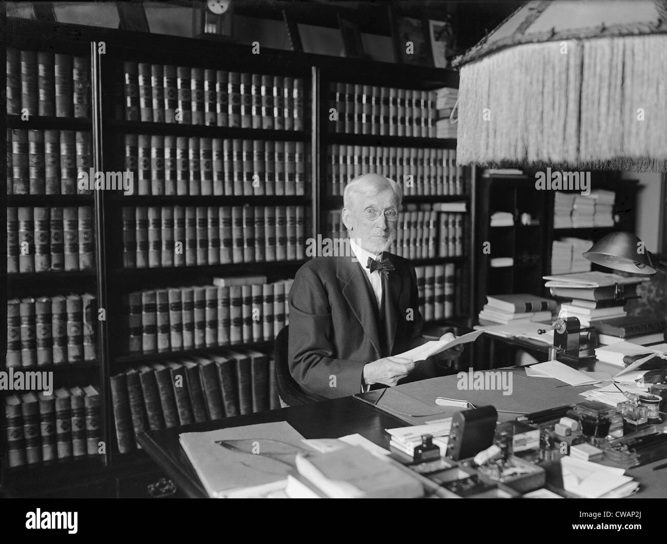 Joseph McKenna (1843-1926), Associate Justice of the United States Supreme Court from 1898 to 1925.  During his last ten years Stock Photo