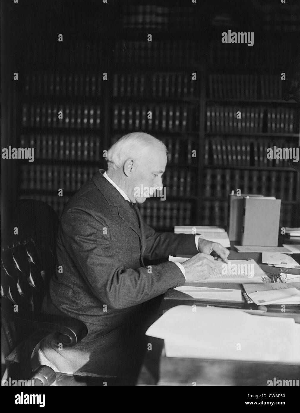 Willis Van Devanter (1859-1941), Associate Justice of the United States Supreme Court from 1911 to 1937. 1924 portrait in his Stock Photo