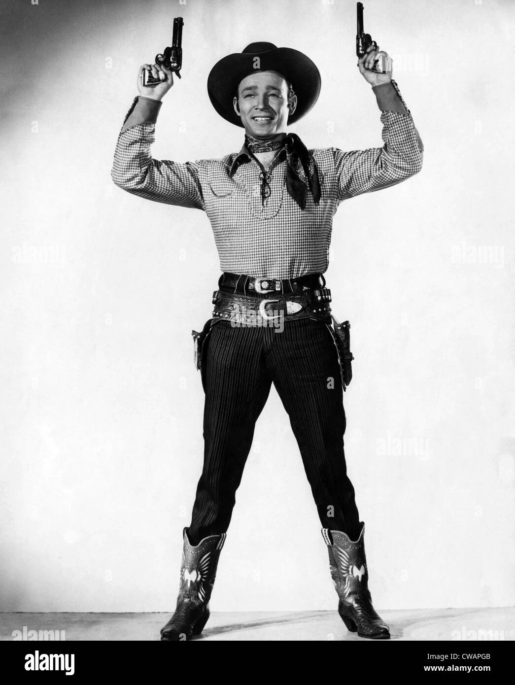 Roy Rogers (1911-1998), American actor and singer, circa 1940s. Courtesy: CSU Archives/Everett Collection Stock Photo