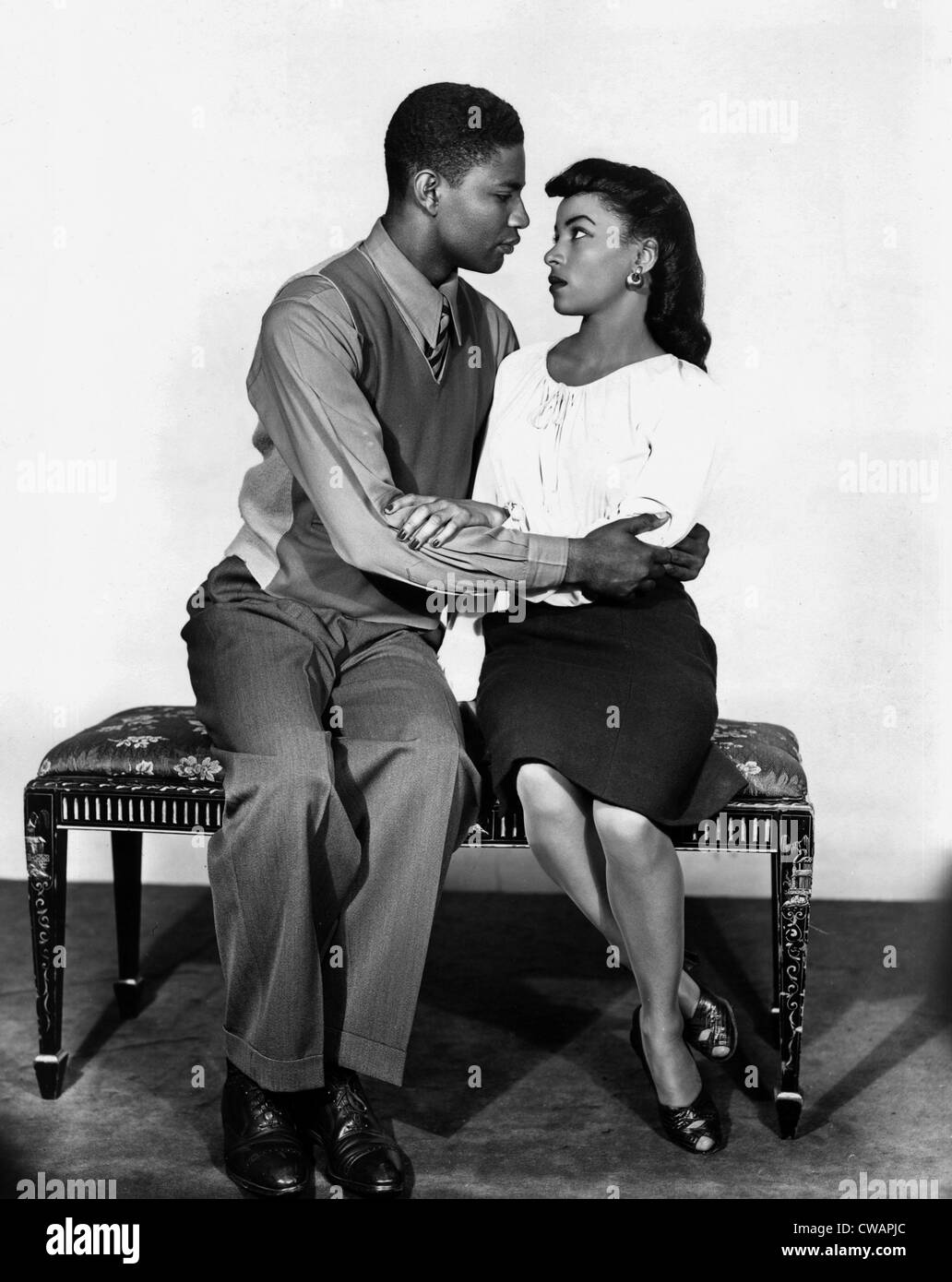 Ossie Davis and Ruby Dee in  ANNA LUCASTA, c. 1946. photo: CSU Archives / courtesy Everett Collection Stock Photo