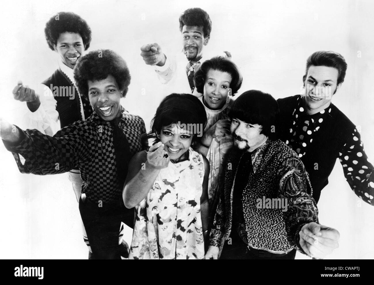 SLY AND THE FAMILY STONE, c. 1968.. Courtesy: CSU Archives / Everett Collection Stock Photo