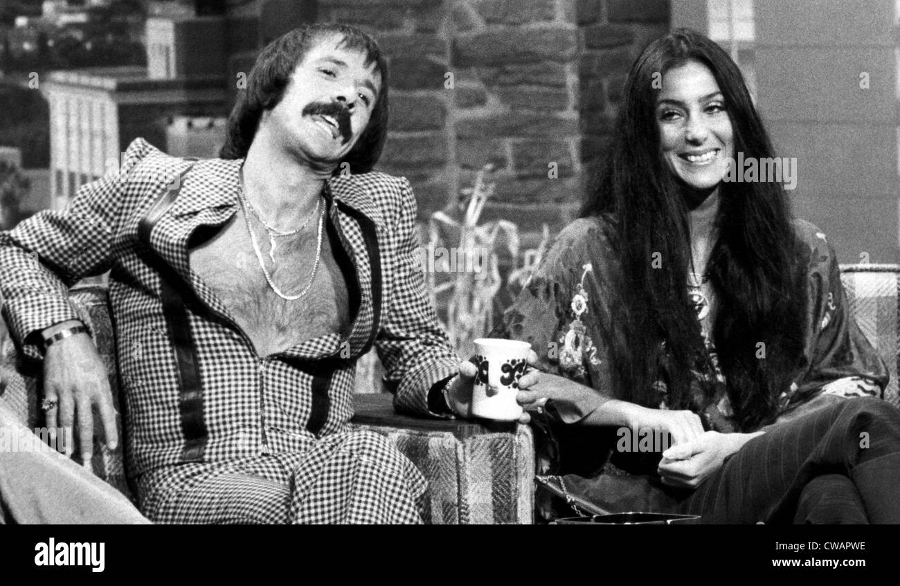 THE TONIGHT SHOW, Sonny & Cher, 1975. Courtesy: CSU Archives/Everett Collection Stock Photo