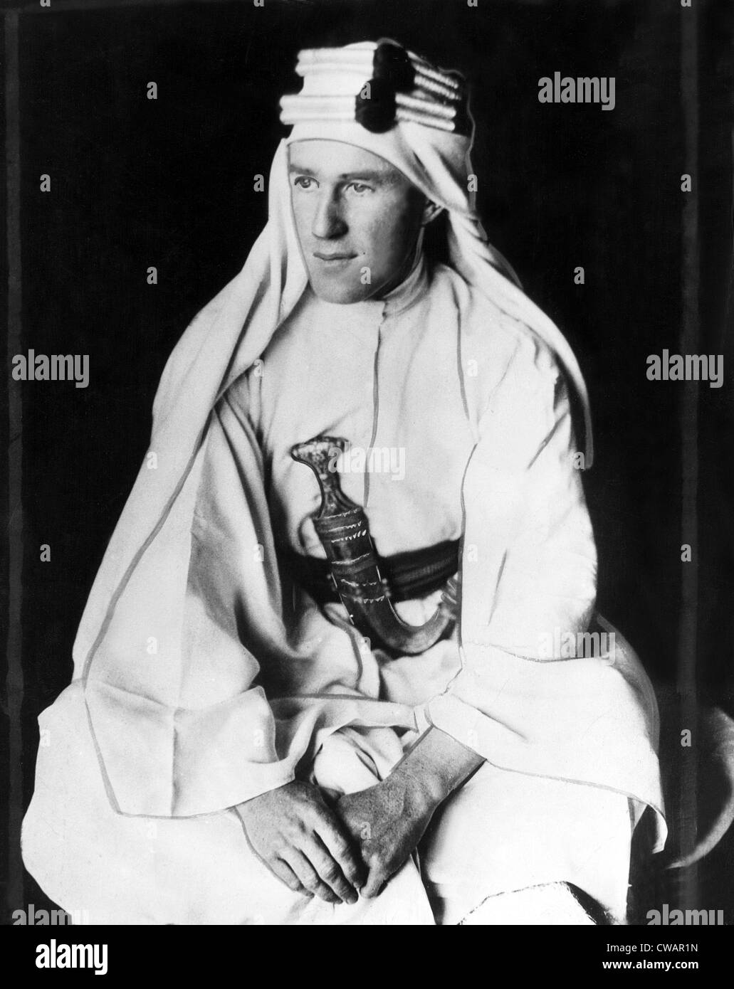 T.E. LAWRENCE [aka Lawrence of Arabia], 1931. Courtesy: CSU Archives / Everett Collection Stock Photo