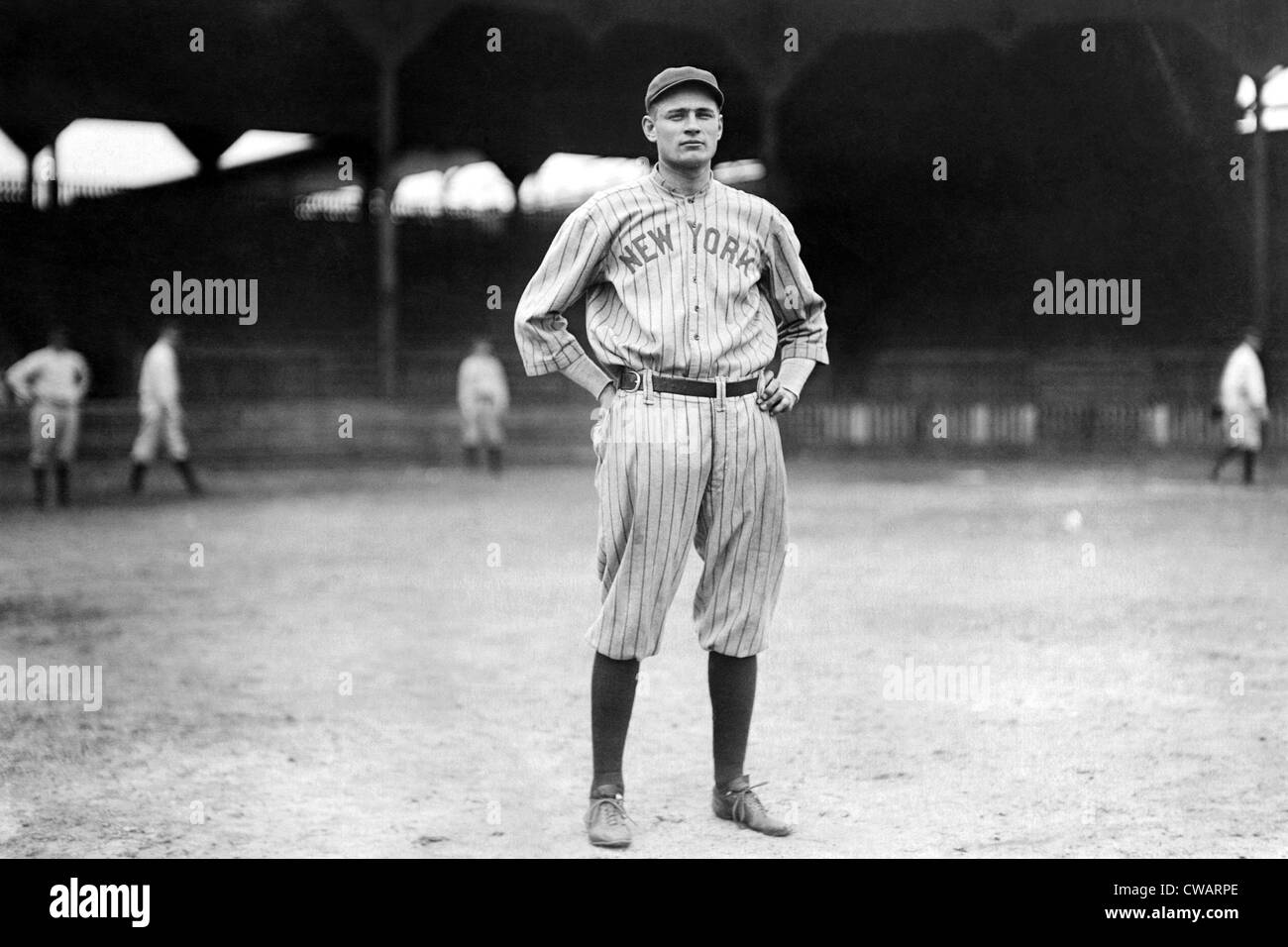 New York Yankee Wally Pipp, c. 1917.. Courtesy: CSU Archives / Everett Collection Stock Photo