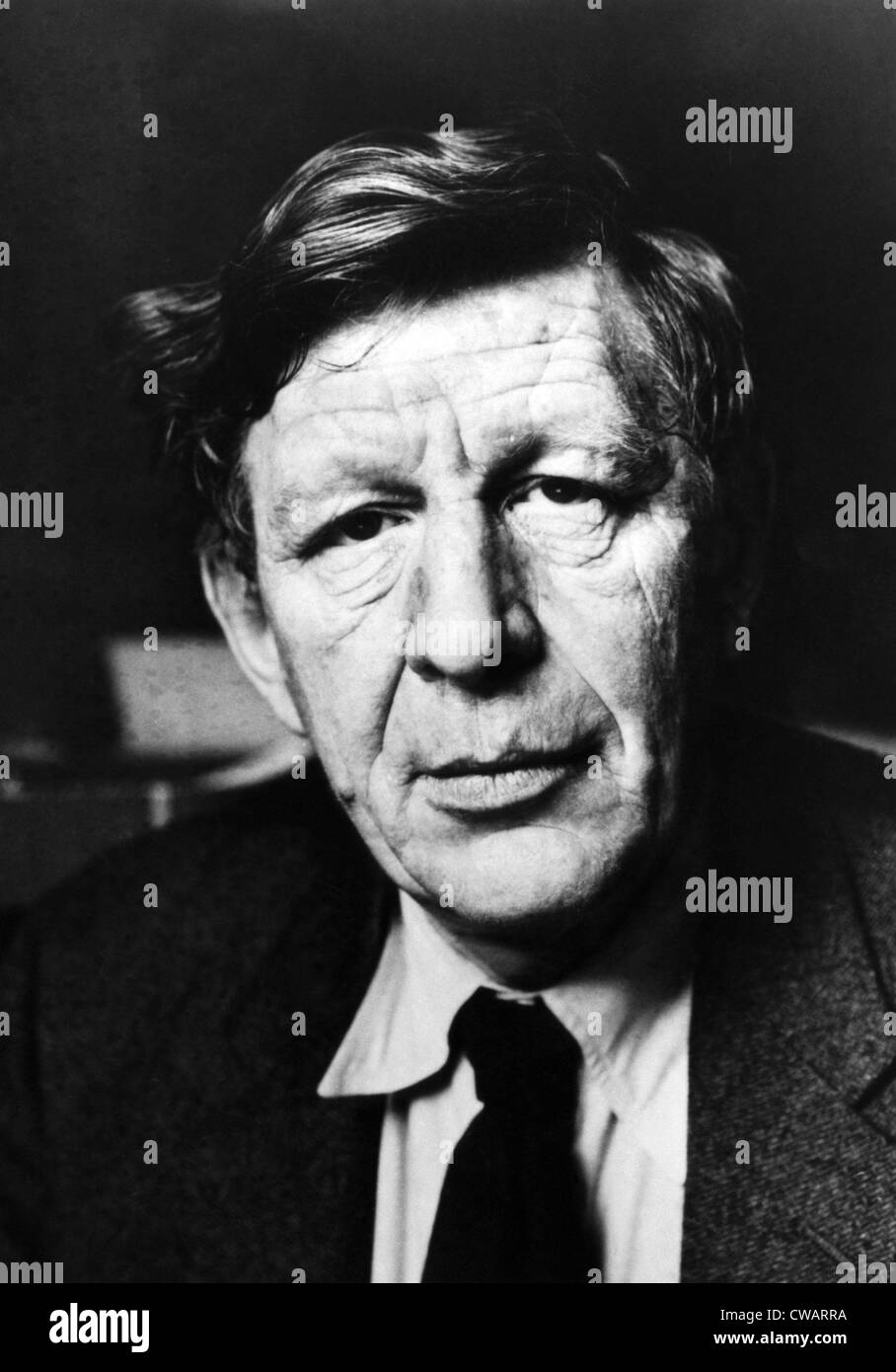 W.H. Auden, winner of the National Medal of Literature, 1967. Courtesy: CSU Archives/Everett Collection Stock Photo