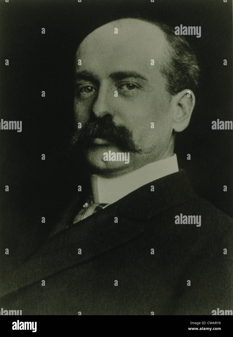 Edward Davis Jones (1856–1920) a cofounder of Dow Jones & Co. While the Dow Jones Industrial Average bears his name, his Stock Photo