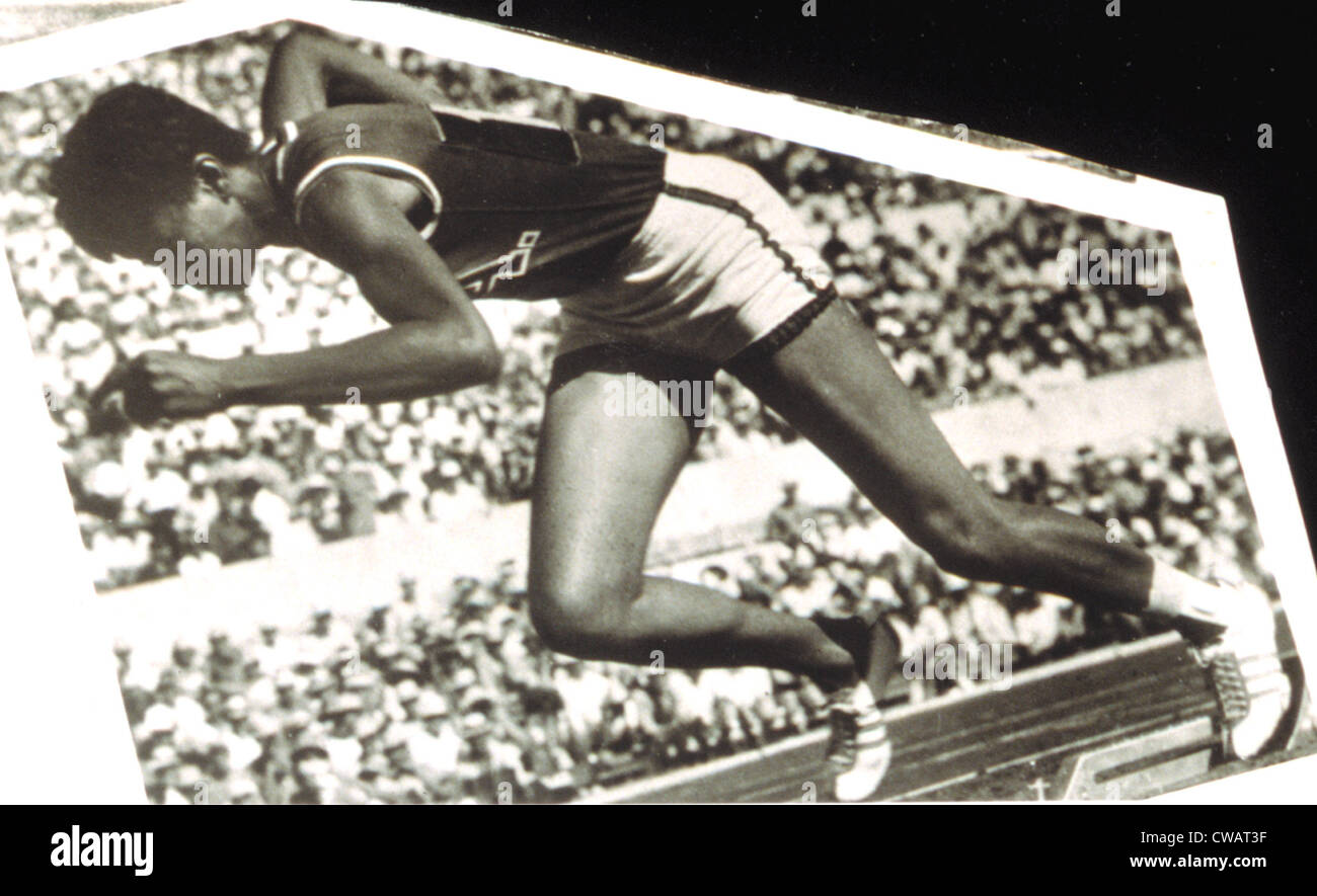 Wilma Rudolph, Winner of 3 Gold Medals at the Rome Olympics, 1960.. Courtesy: CSU Archives / Everett Collection Stock Photo