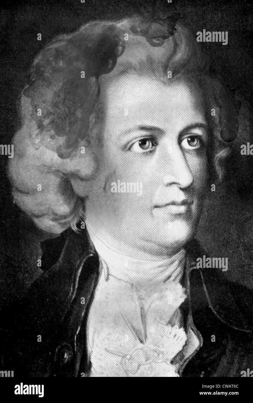 Wolfgang Amadeus Mozart, composer, 1756-1791. Everett/CSU Archives. Stock Photo