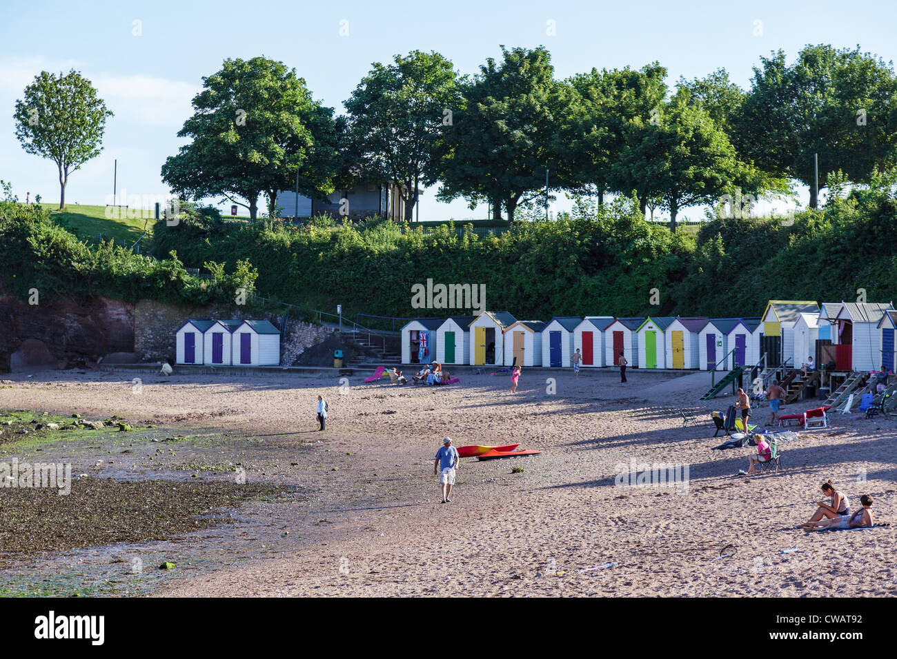 Beach huts torquay devon uk hires stock photography and images Alamy
