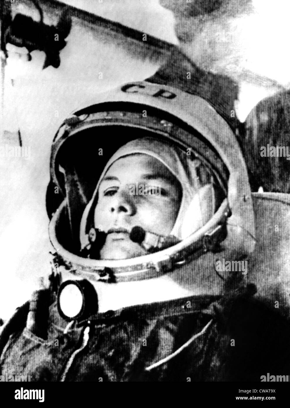 Soviet astronaut, Yuri Gagarin. 1961. Courtesy: CSU Archives/Everett Collection Stock Photo