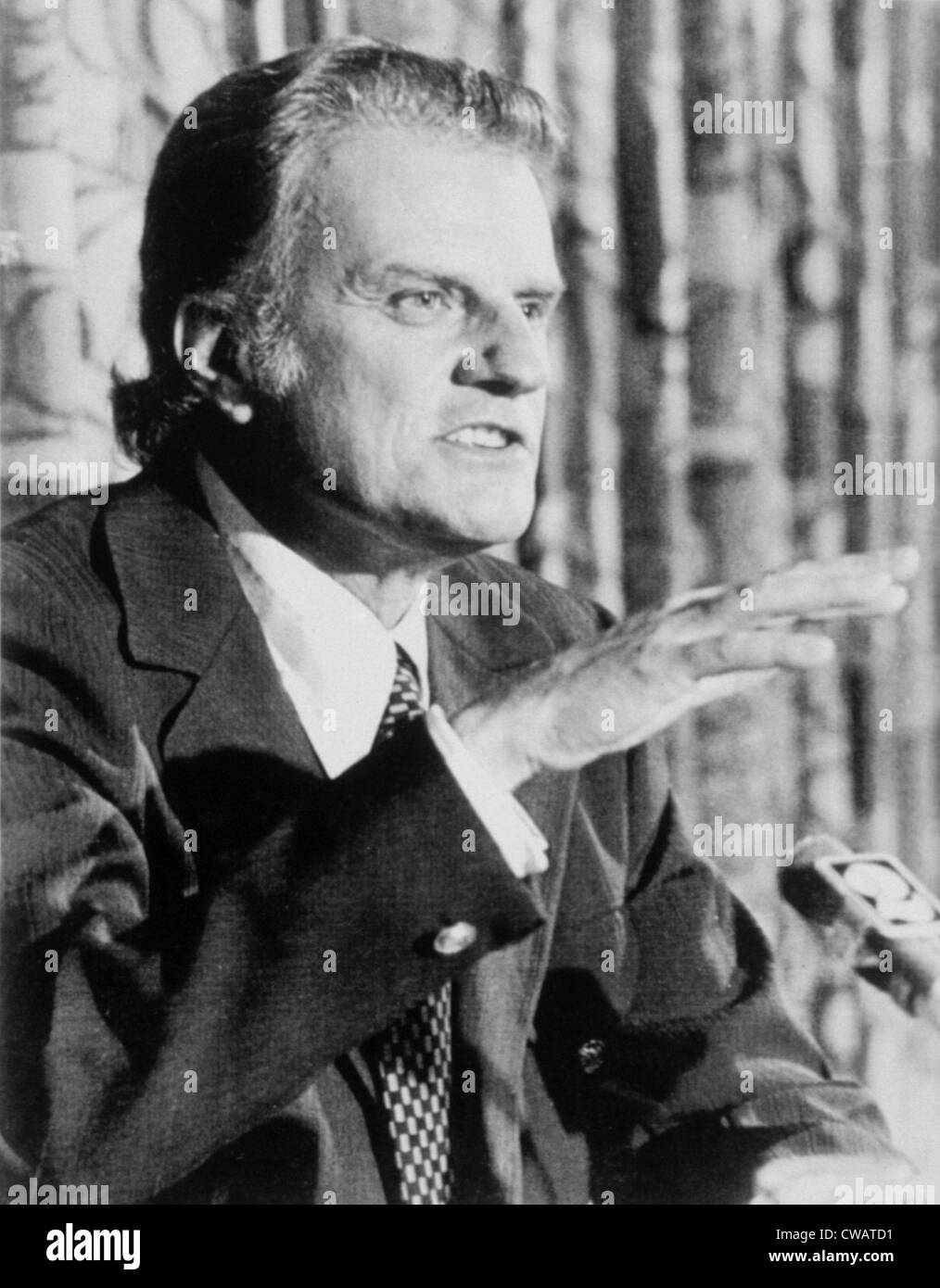 BILLY GRAHAM, 1977.. Courtesy CSU Archives / Everett Collection Stock