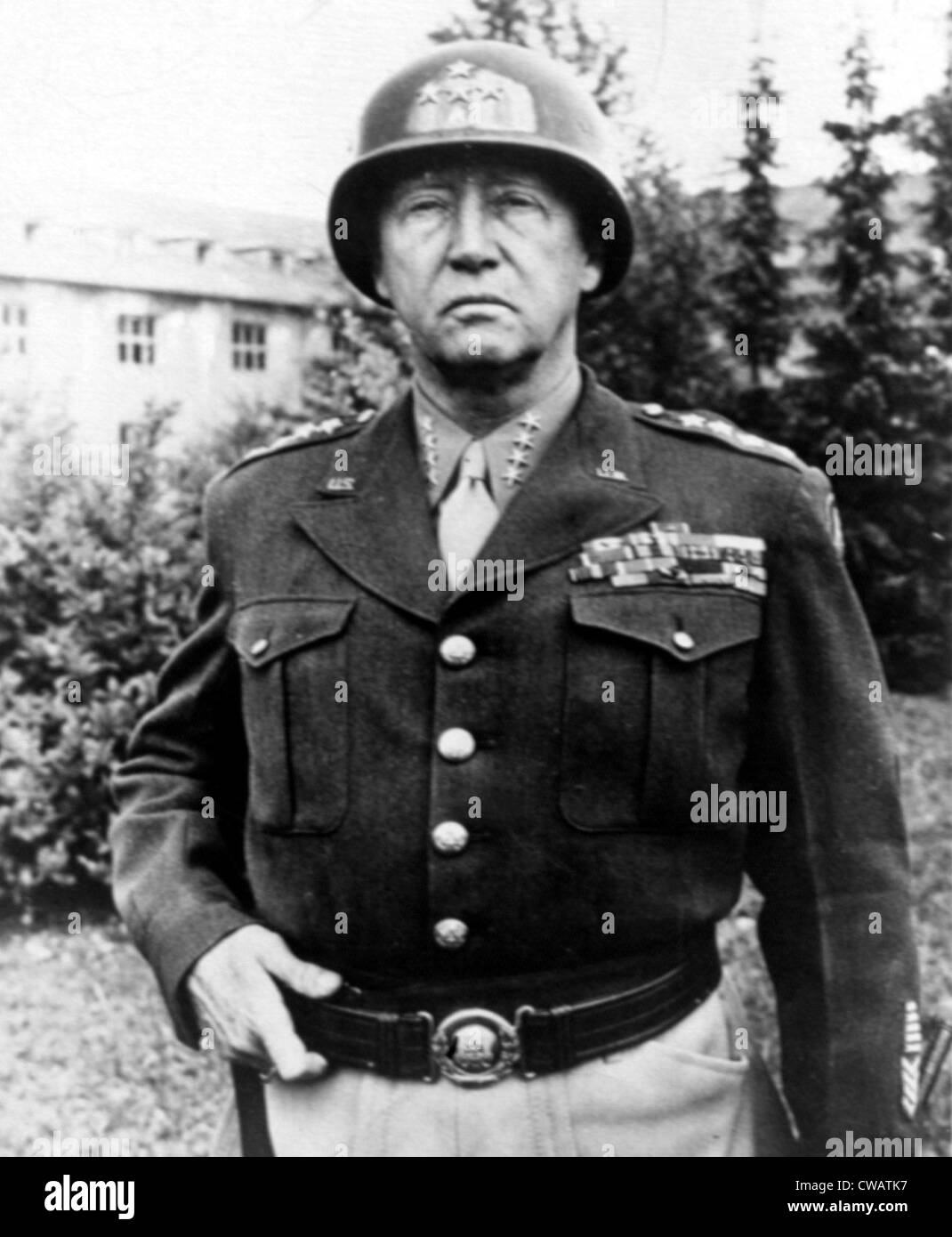 GENERAL GEORGE PATTON, 1940s. Courtesy: CSU Archives / Everett Collection Stock Photo