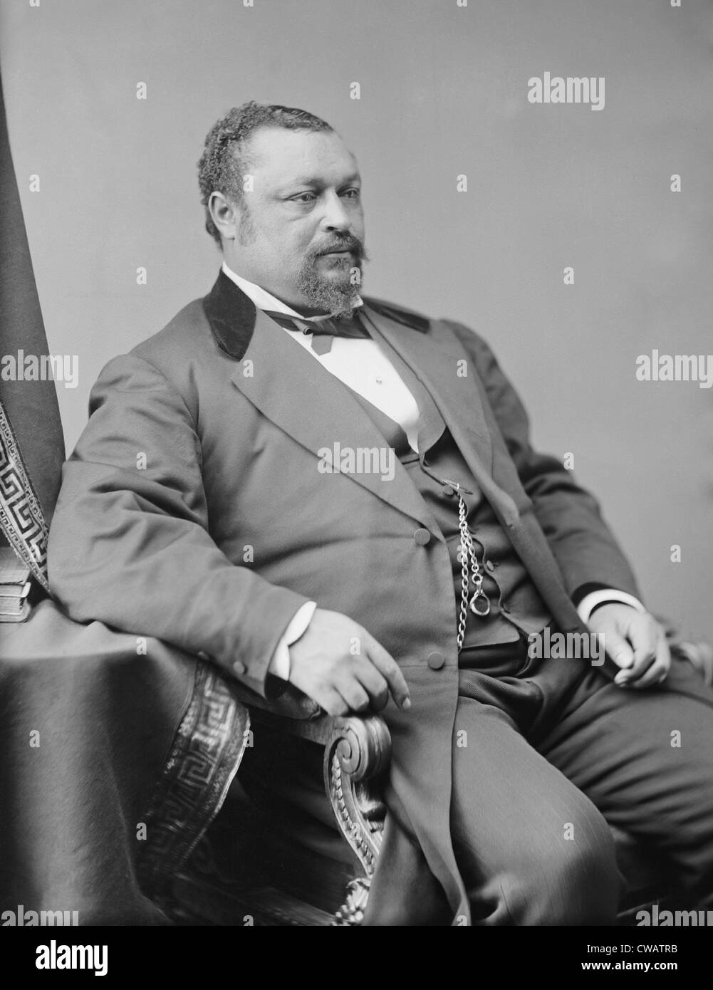 Blanche K. Bruce (1841-1898), one of only Four African Americans to serve in the U.S. Senate, was a elected Republican Senator Stock Photo