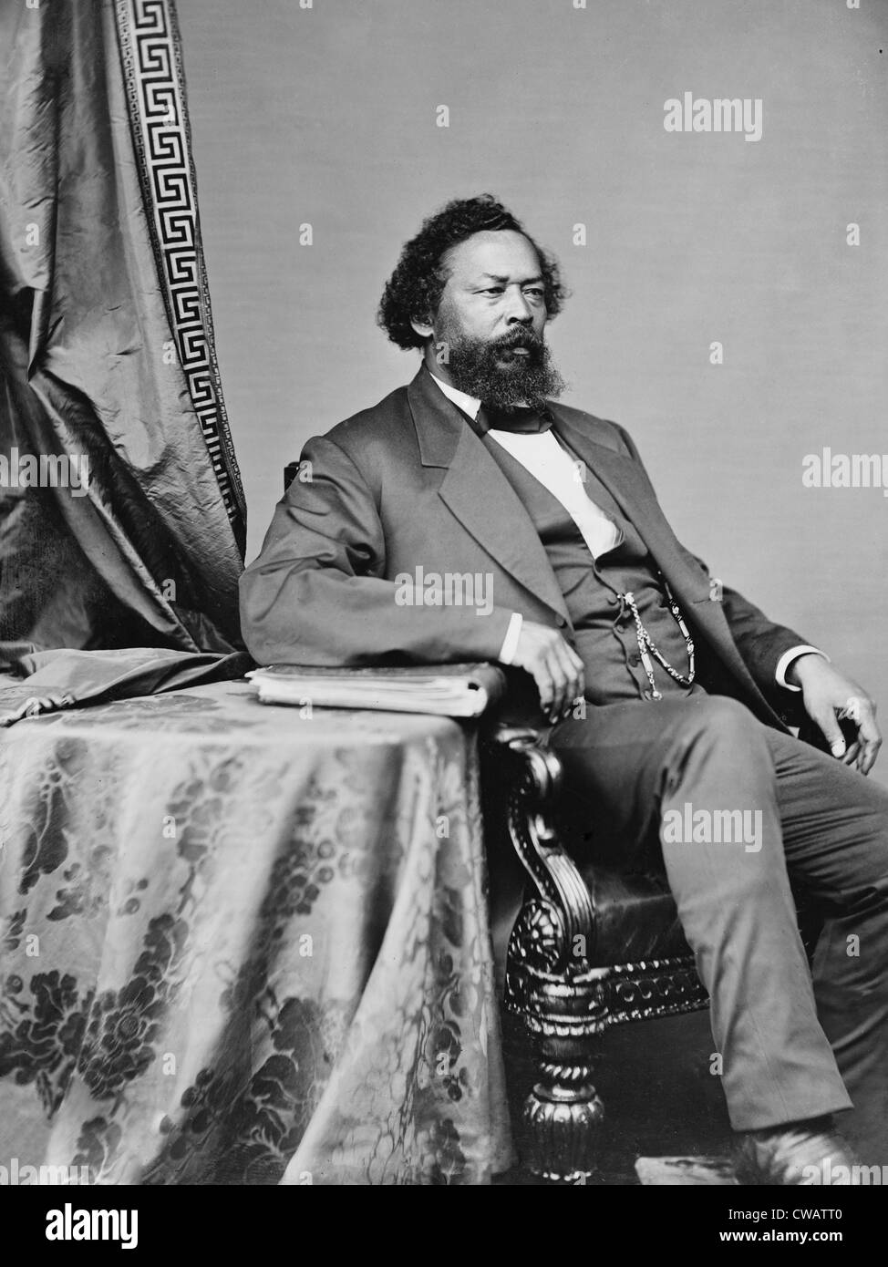 Benjamin Sterling Turner (1825 - 1894), born a slave, but was educated. After the Civil War he engaged in local politics in Stock Photo