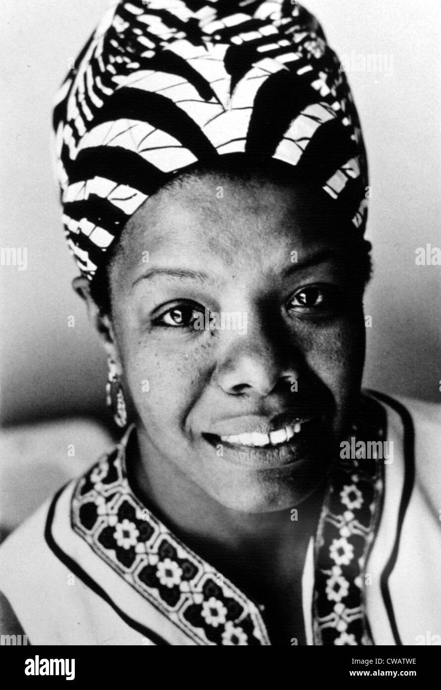 MAYA ANGELOU, circa 1976. Courtesy: CSU Archives / Everett Collection Stock Photo