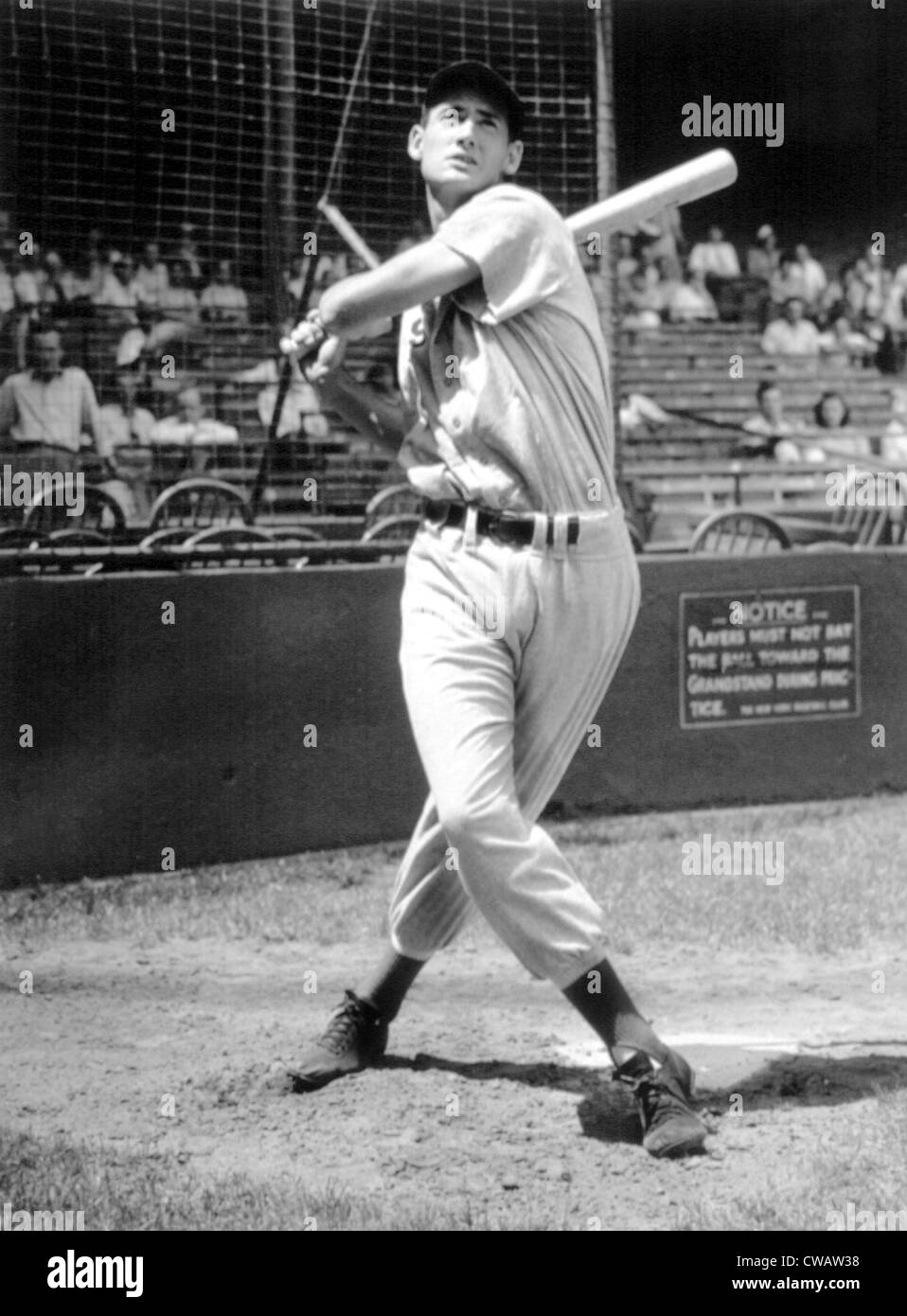 Ted Williams, 1941. Courtesy CSU Archives / Everett Collection Stock