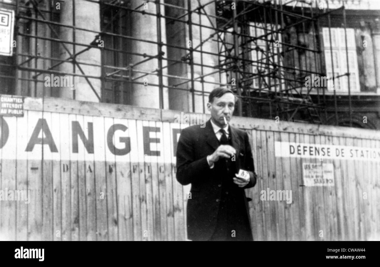 William S. Burroughs, writer, circa 1950s Stock Photo