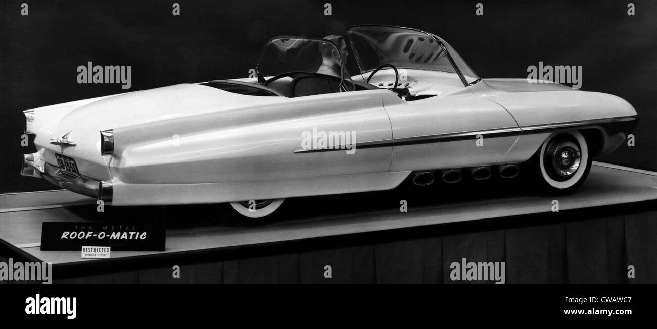 Model of Syrtis with Roof-O-Matic top down, 1953. Courtesy: CSU Archives/Everett Collection Stock Photo