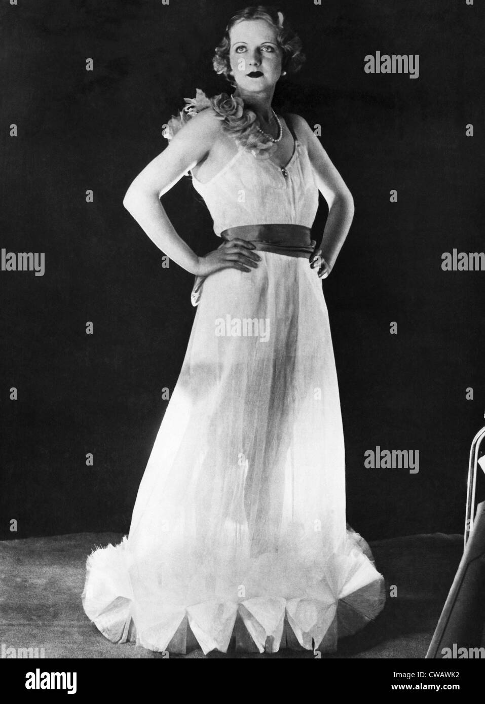 Vintage 1930s Black Lace Gown  ALEXANDRAKING