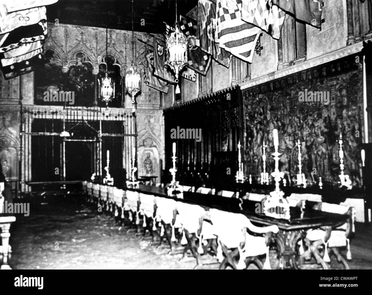 Hearst castle Black and White Stock Photos & Images Alamy