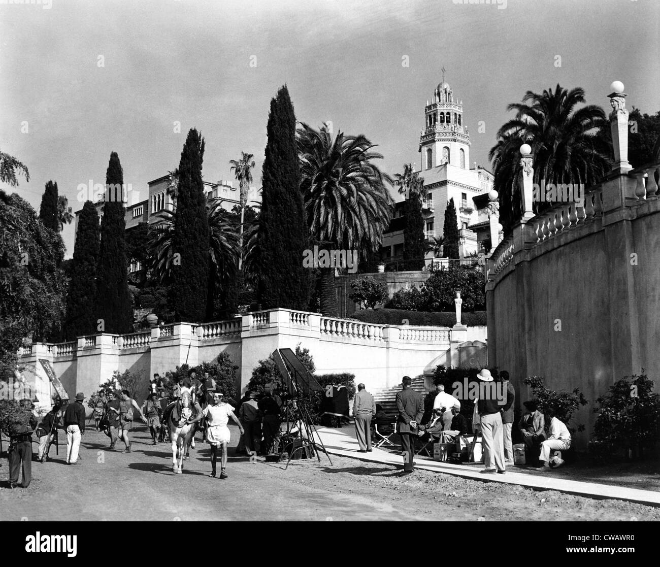 Hearst castle Black and White Stock Photos & Images Alamy