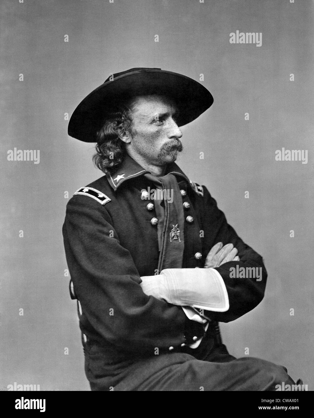 George Armstrong Custer, U.S. Army major general, ca. 1863 Stock Photo