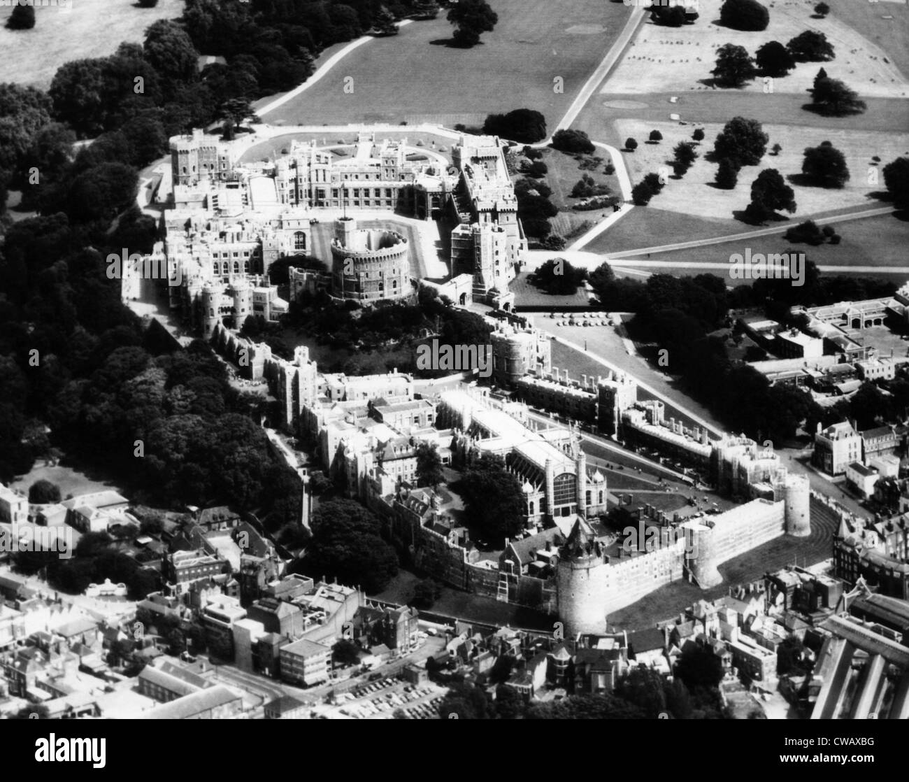 Windor Castle, Windsor, Berkshire England, ca. 1965. Courtesy CSU Archives/Everett Collection. Stock Photo
